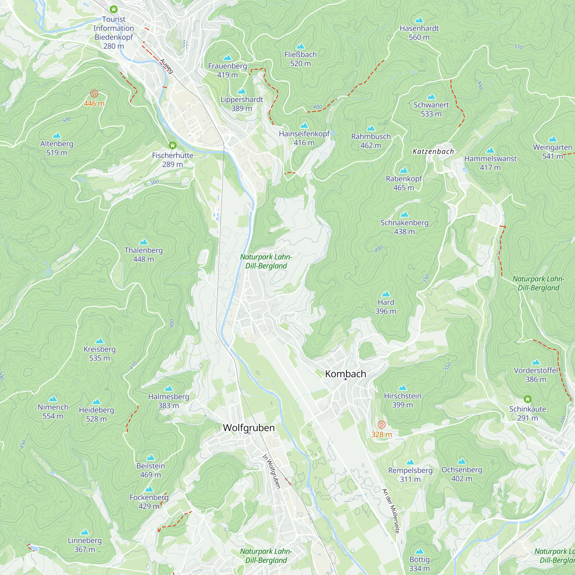 Grillhütte Eckelshausen map