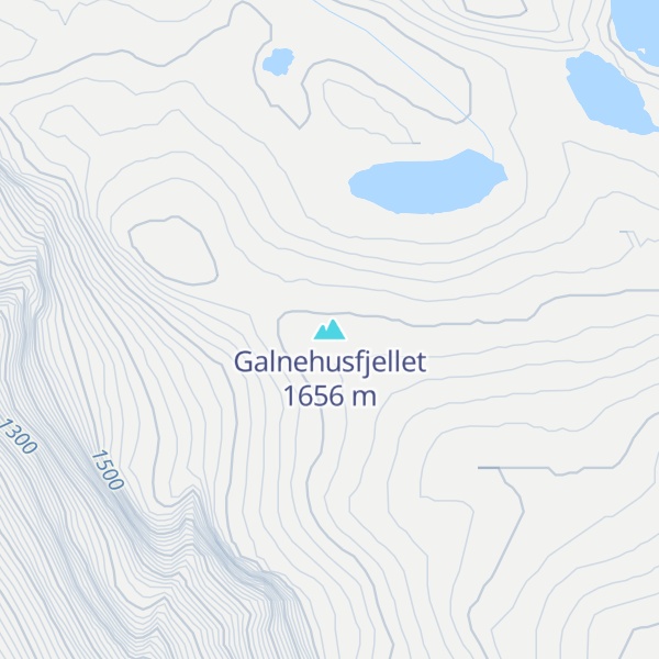 Map of Galnehusfjellet