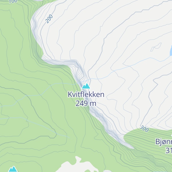 Map of Kvitflekken