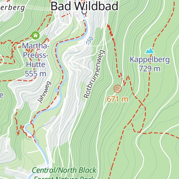 Map of Rinde Hütte