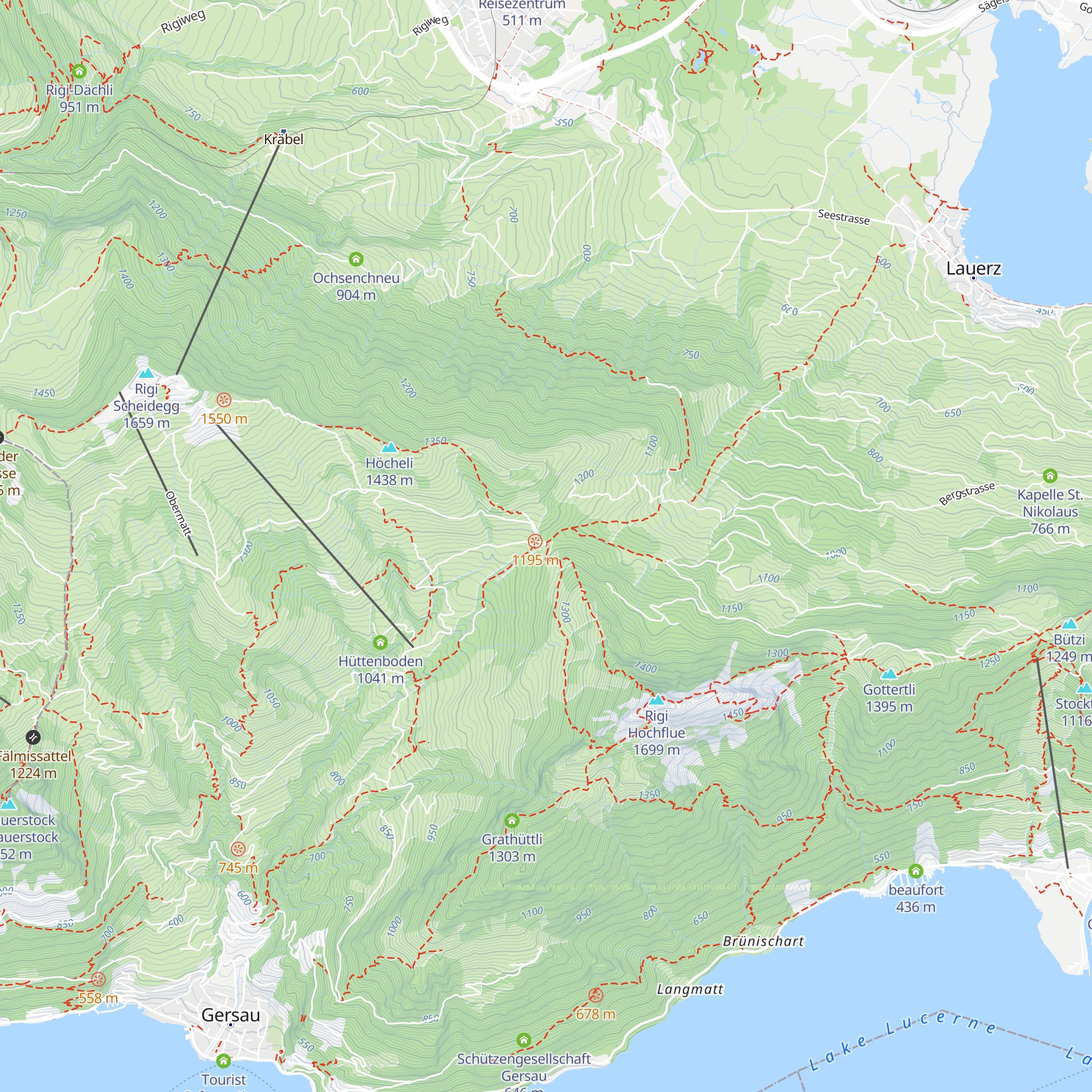 Zum Gätterlipass map