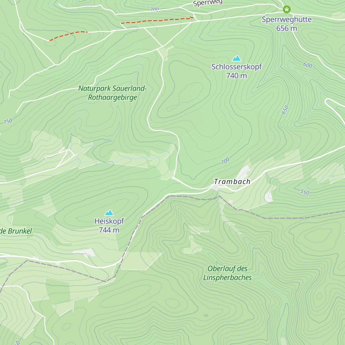 Skihütte - Ski-Klub Wunderthausen map