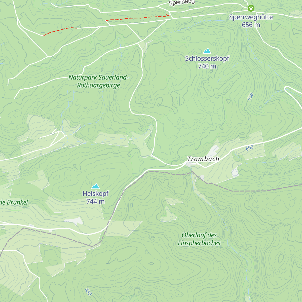Skihütte - Ski-Klub Wunderthausen map