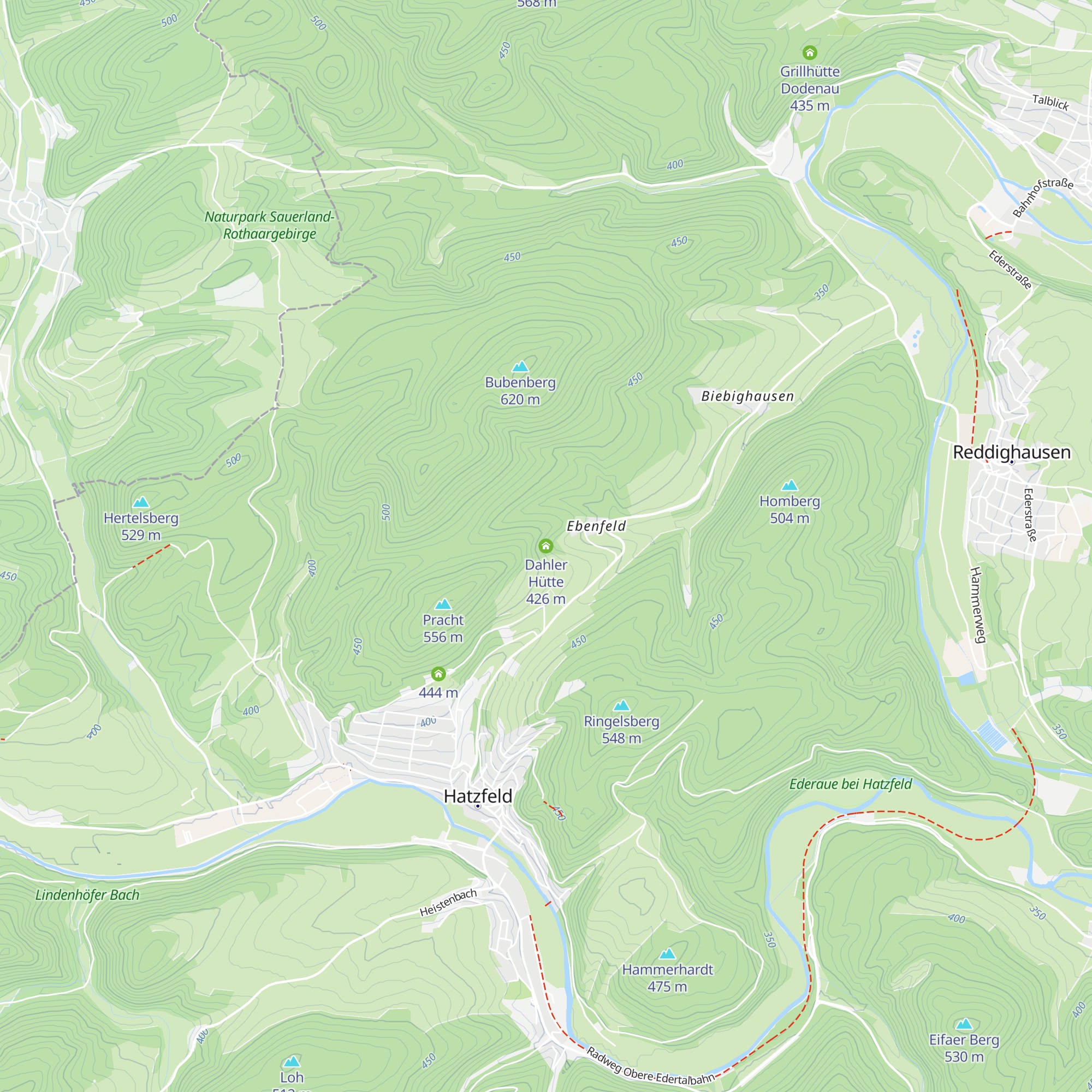 Dahler Hütte map