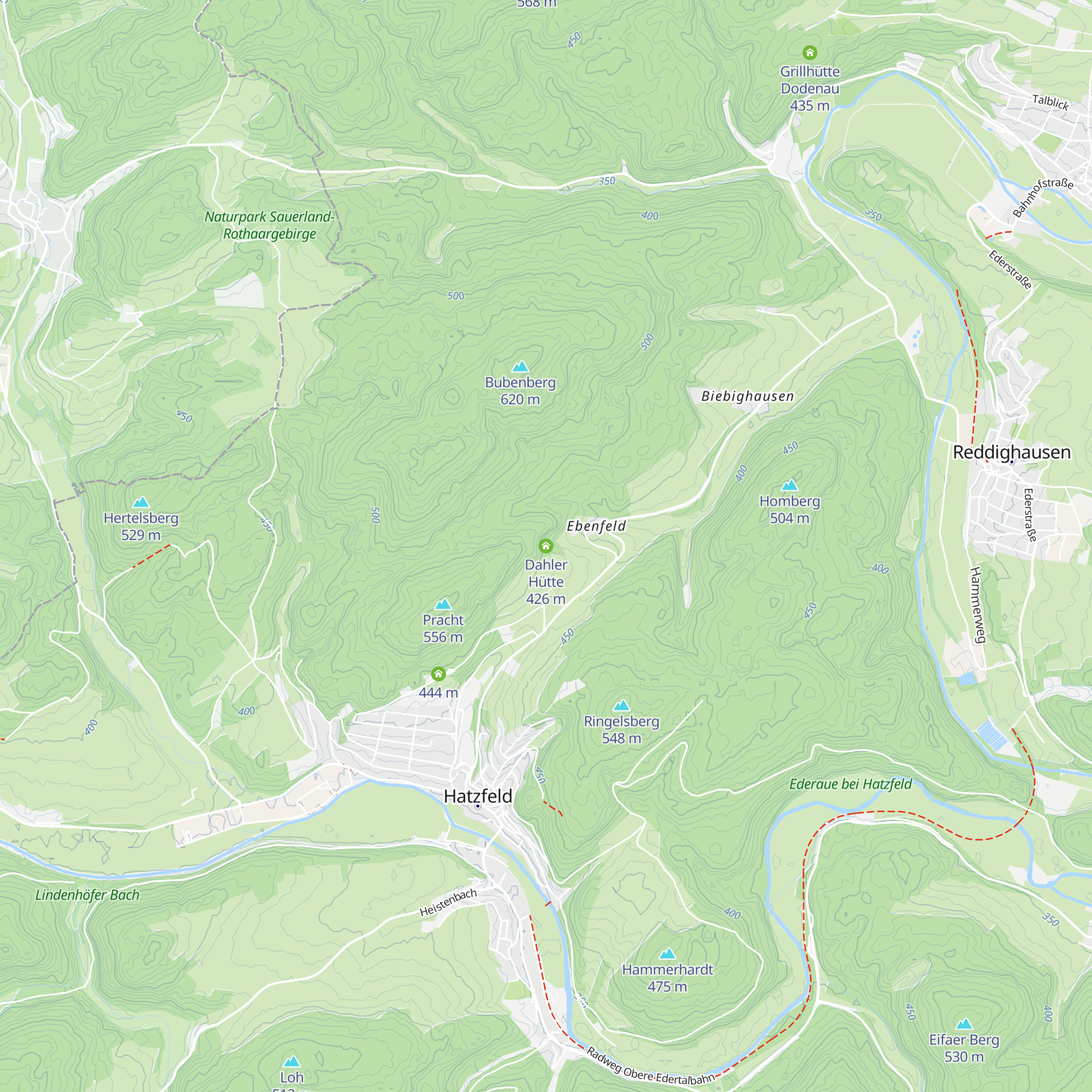 Dahler Hütte map