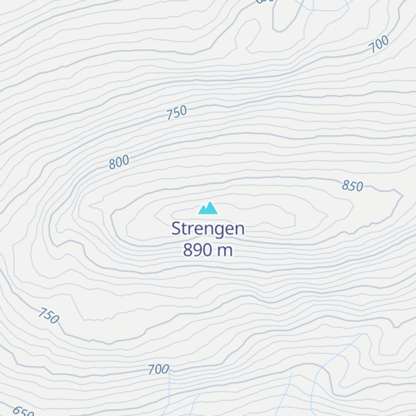 Map of Strengen