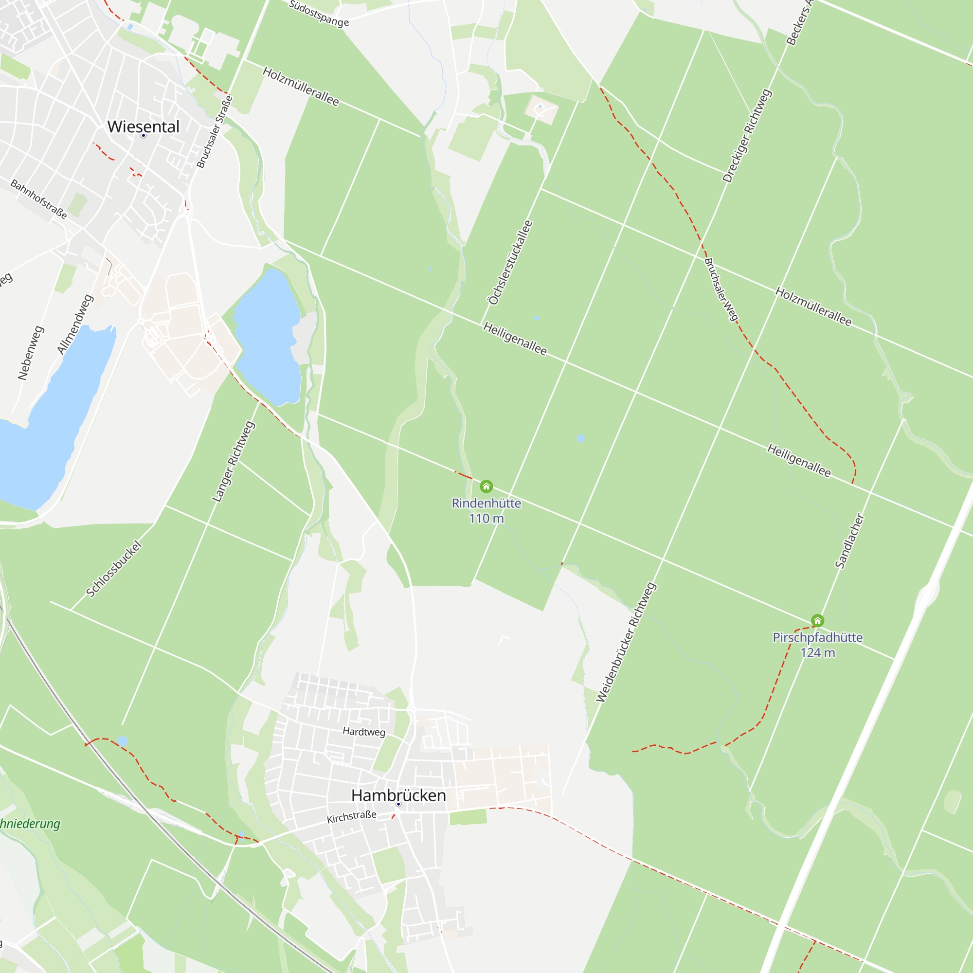 Rindenhütte map