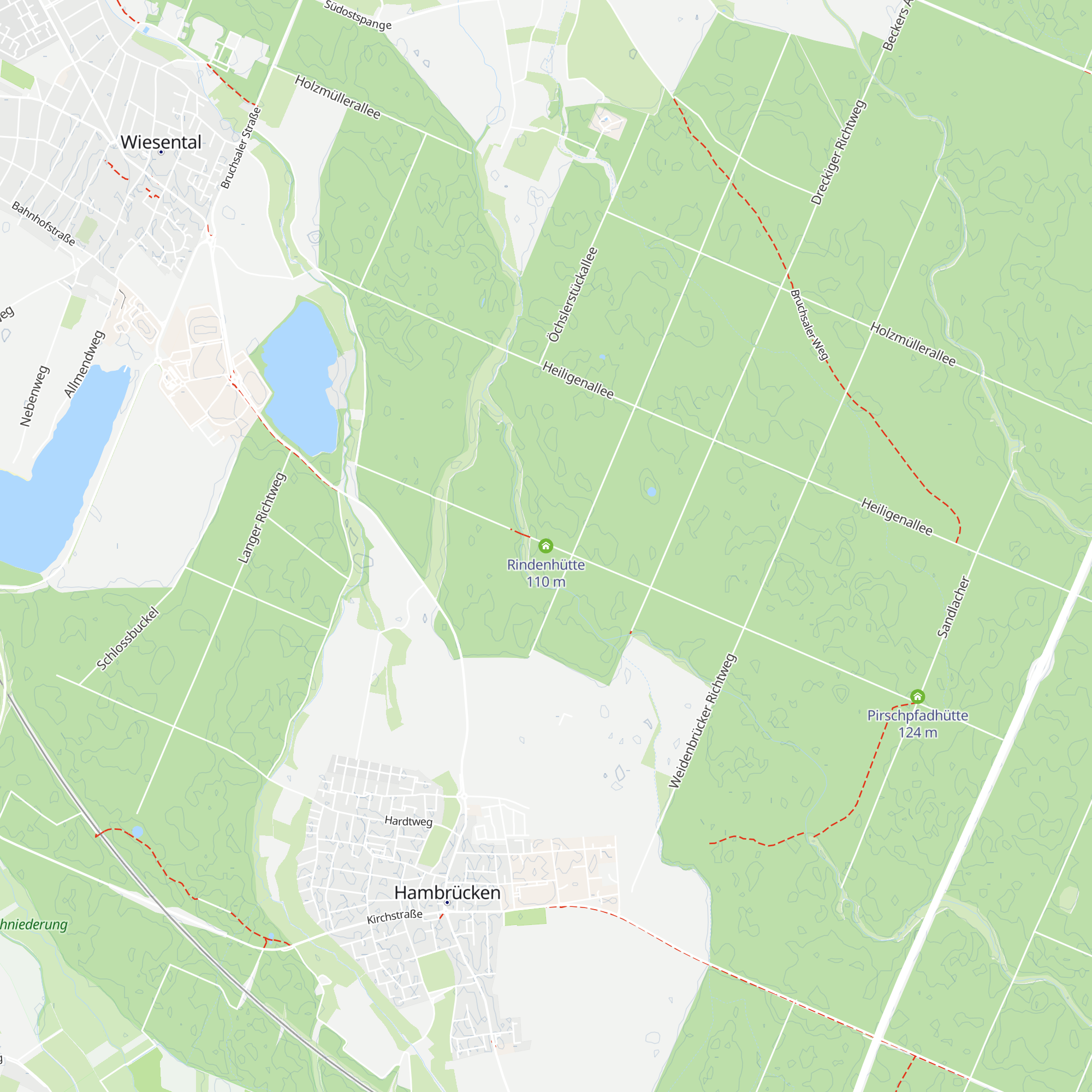 Rindenhütte map