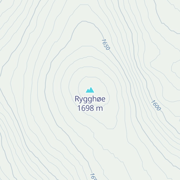 Map of Rygghøe