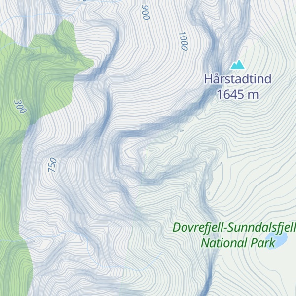 Map of Hårstadnebba