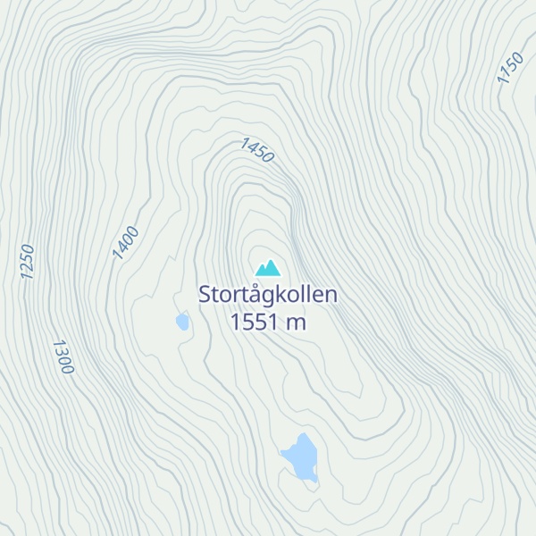 Map of Stortågkollen