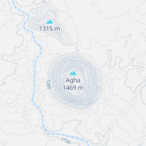 Map of Agha