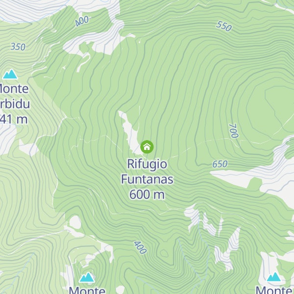 Map of Rifugio Funtanas