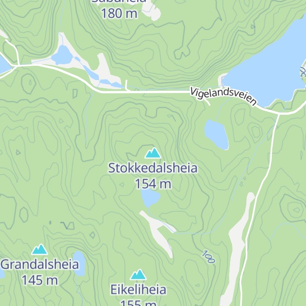 Map of Stokkedalsheia