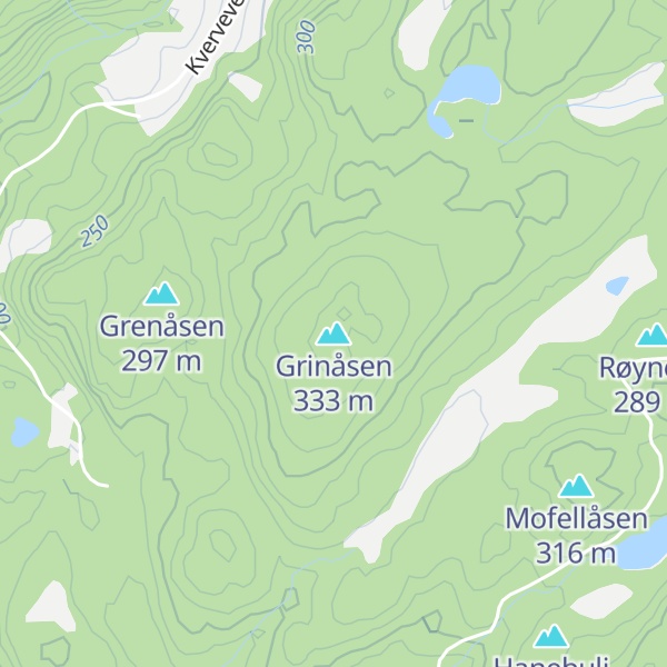 Map of Grinåsen