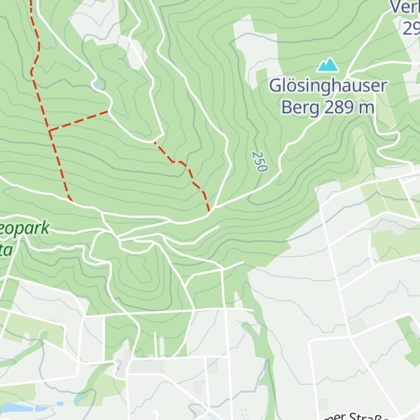 Map of Glösinghauser Hütte