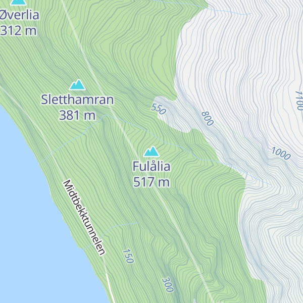 Map of Fulålia