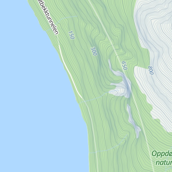Map of Trettøya
