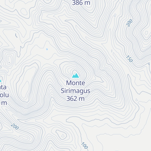 Map of Monte Sirimagus