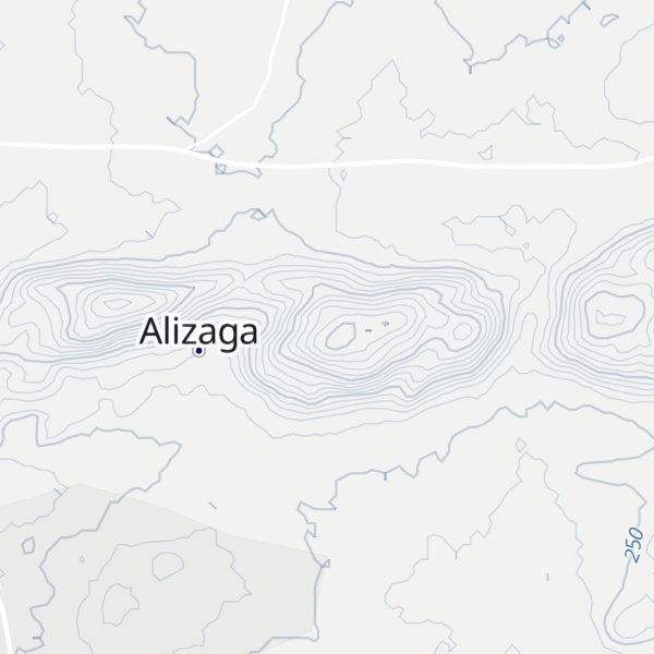 Map of Alizaga Hill