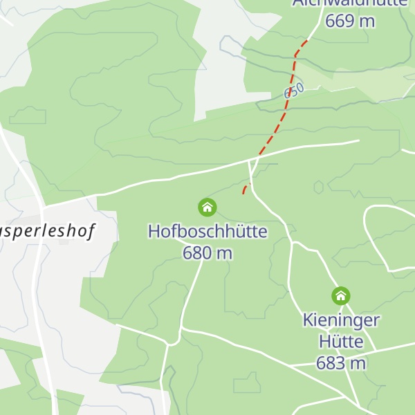 Map of Hofboschhütte