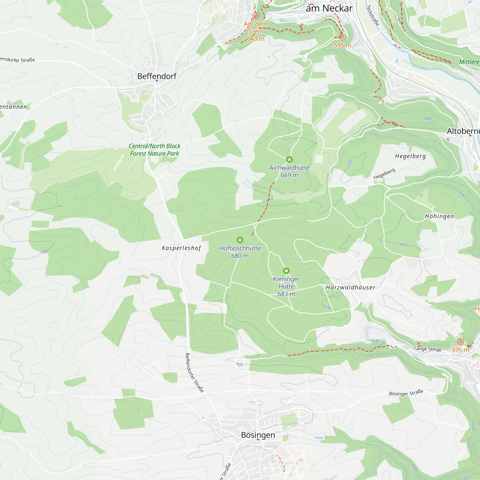 Hofboschhütte map