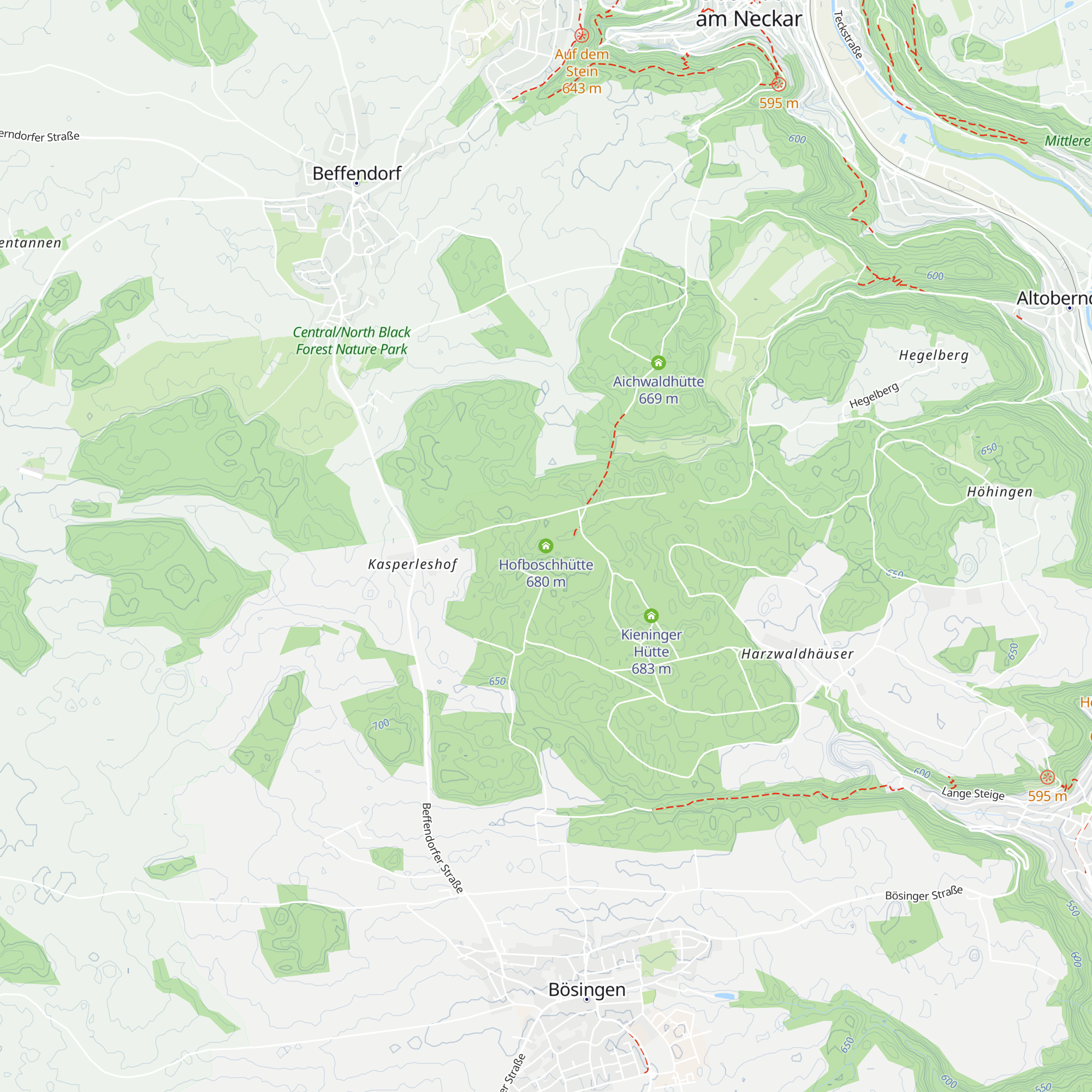 Hofboschhütte map