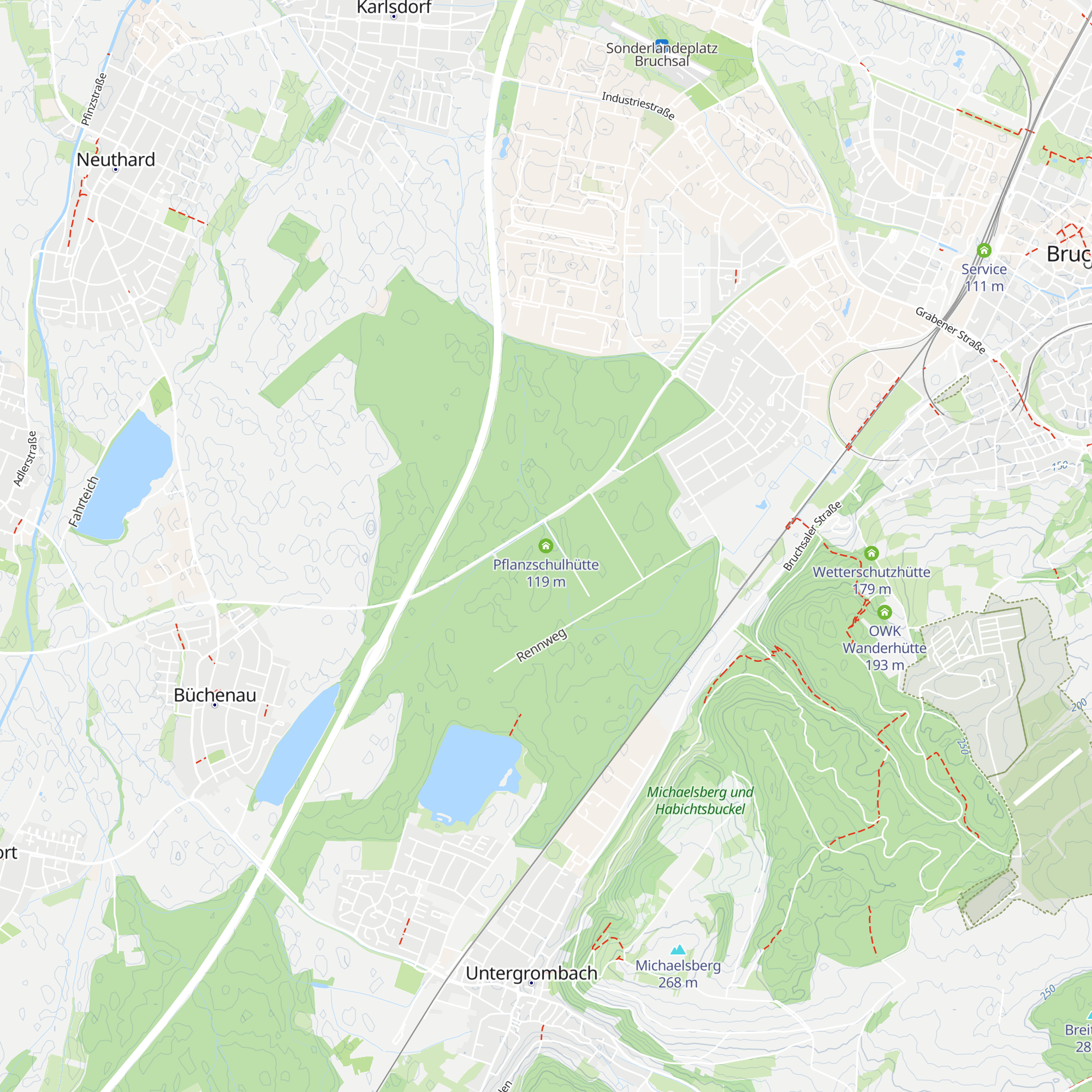 Pflanzschulhütte map