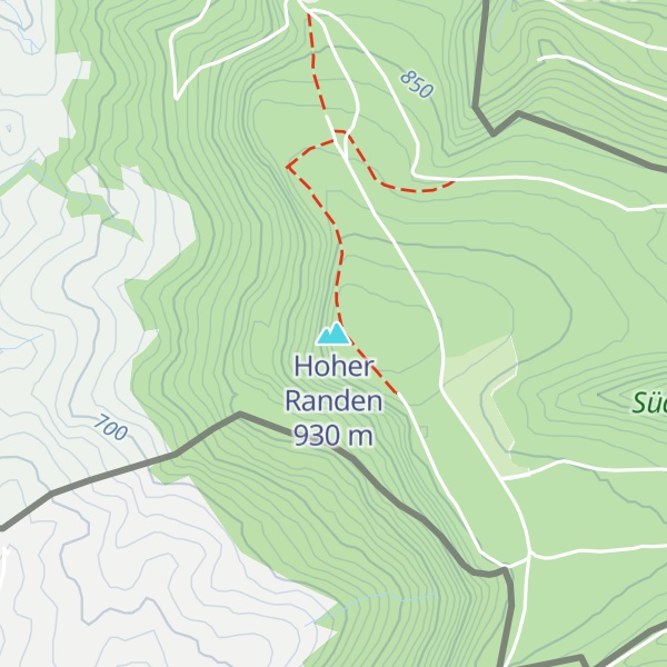 Map of Hoher Randen