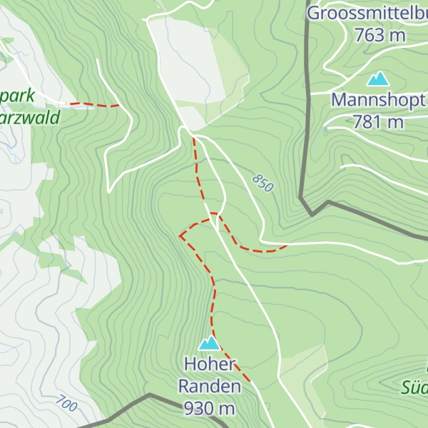 Map of Randenhütte