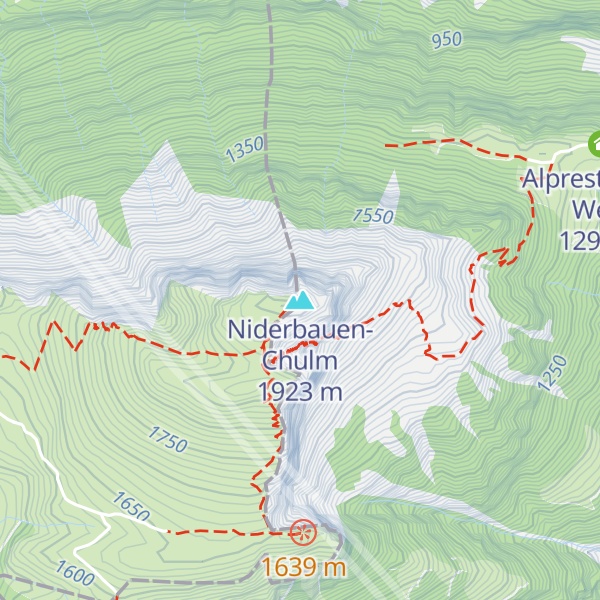 Map of Niderbauen-Chulm