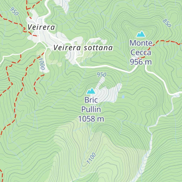 Map of Bric Pullin