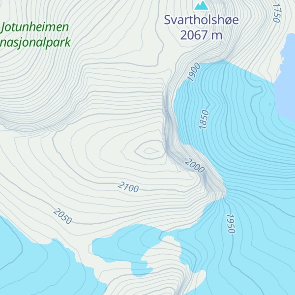 Map of Trollsteinrundhøe