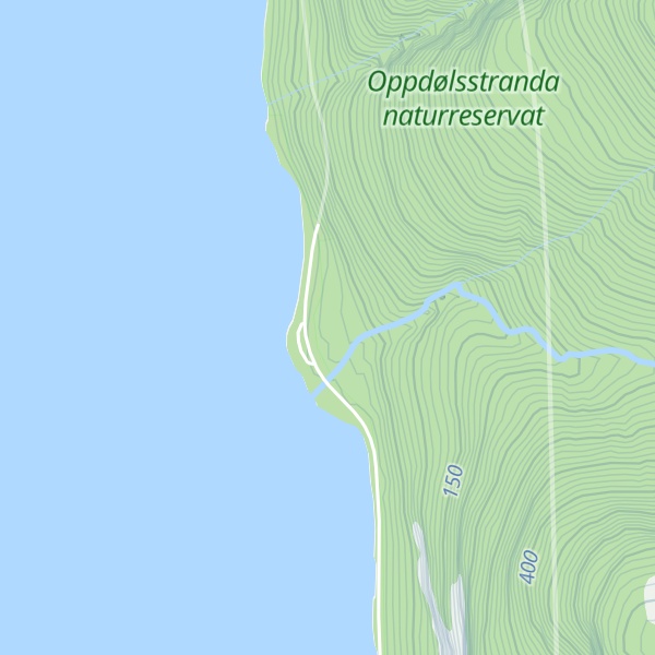 Map of Sandvikhaugan