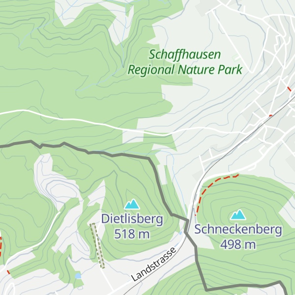 Map of Hauweghütte