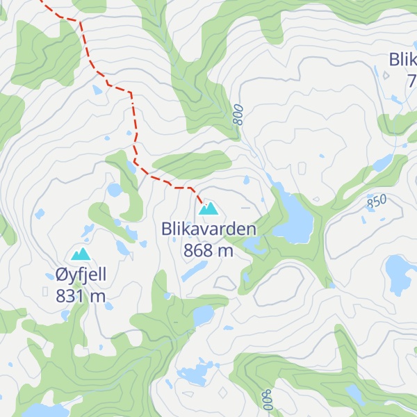 Map of Blikavarden