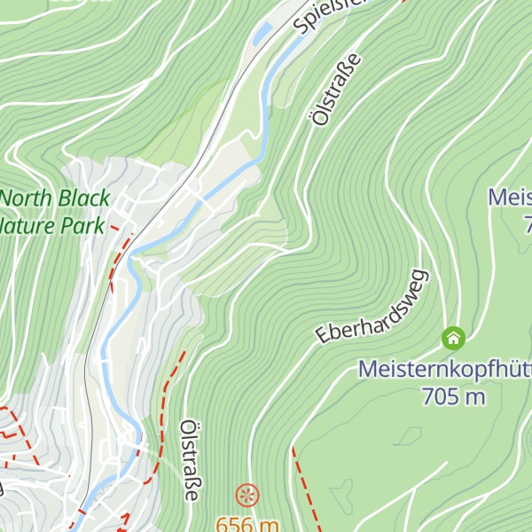 Map of Hütte Luginsland