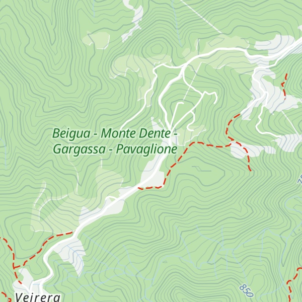 Map of Bricco del Lupo