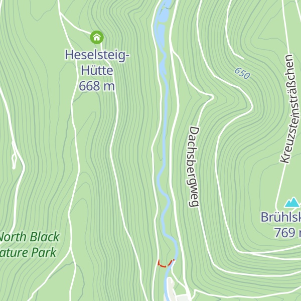 Map of Fischerhütte (Eisenhäusle)