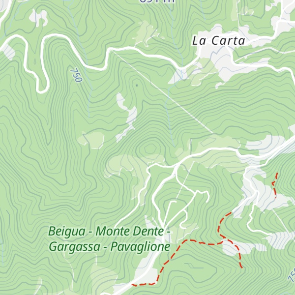 Map of Bric dell'Oca