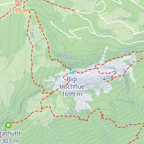 Map of Rigi Hochflue