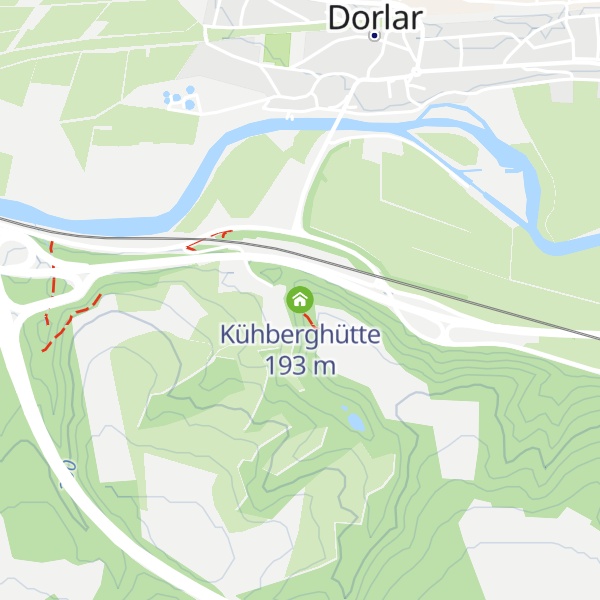 Map of Kühberghütte