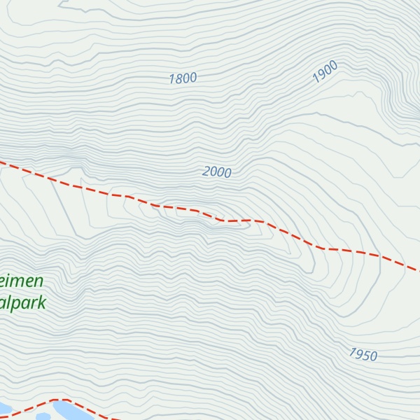 Map of Ryggjehøe
