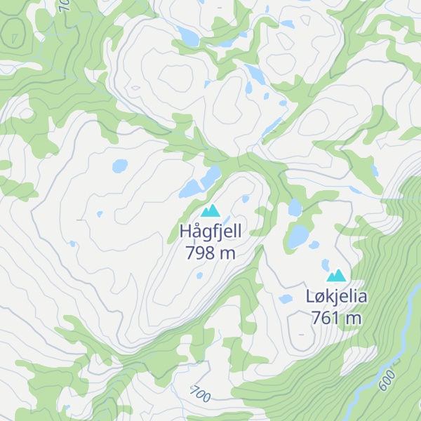 Map of Hågfjell