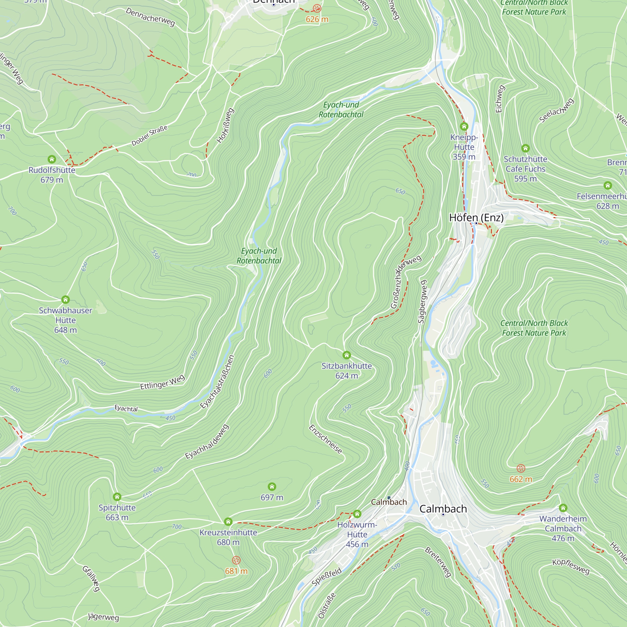 Stephanwasenhütte map