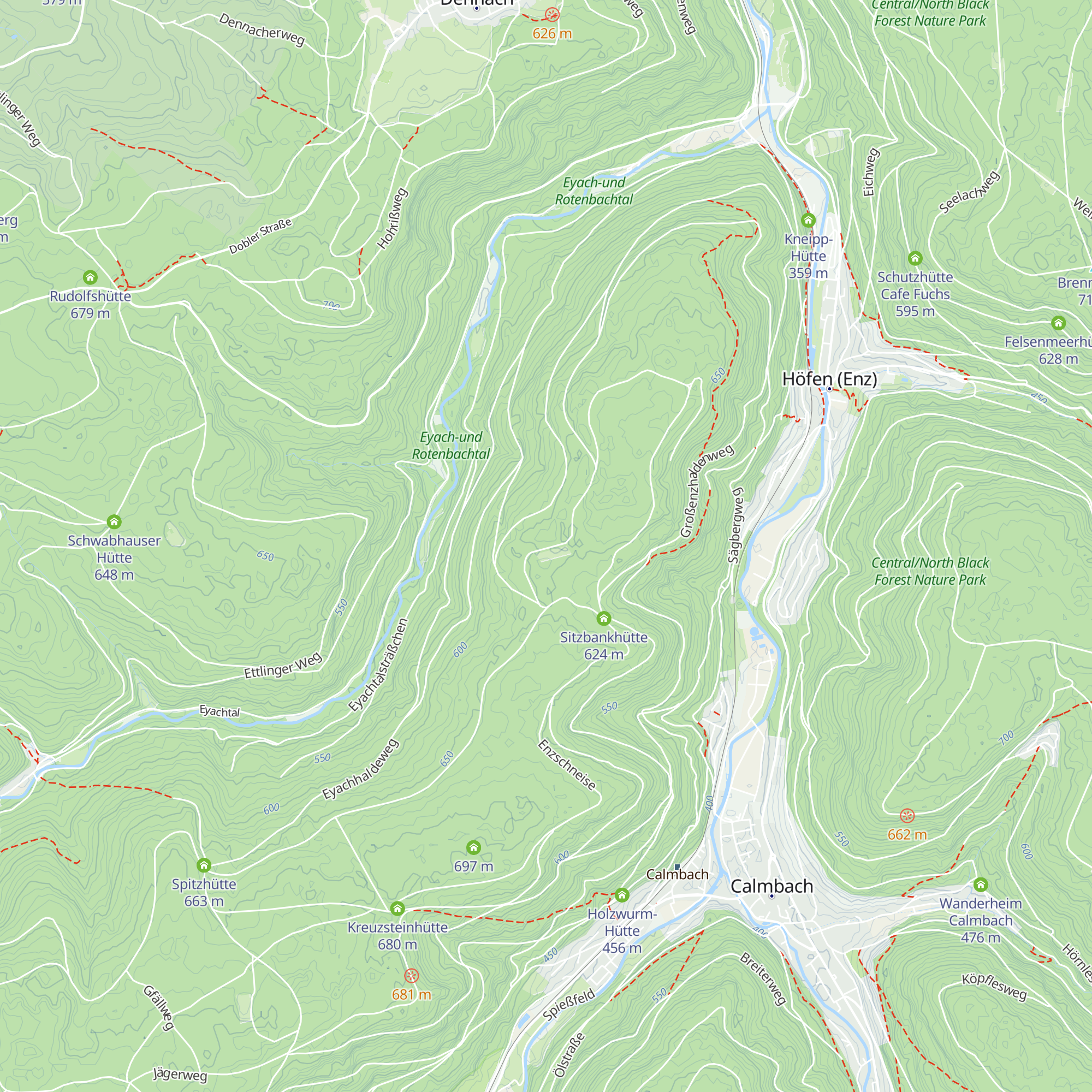Stephanwasenhütte map