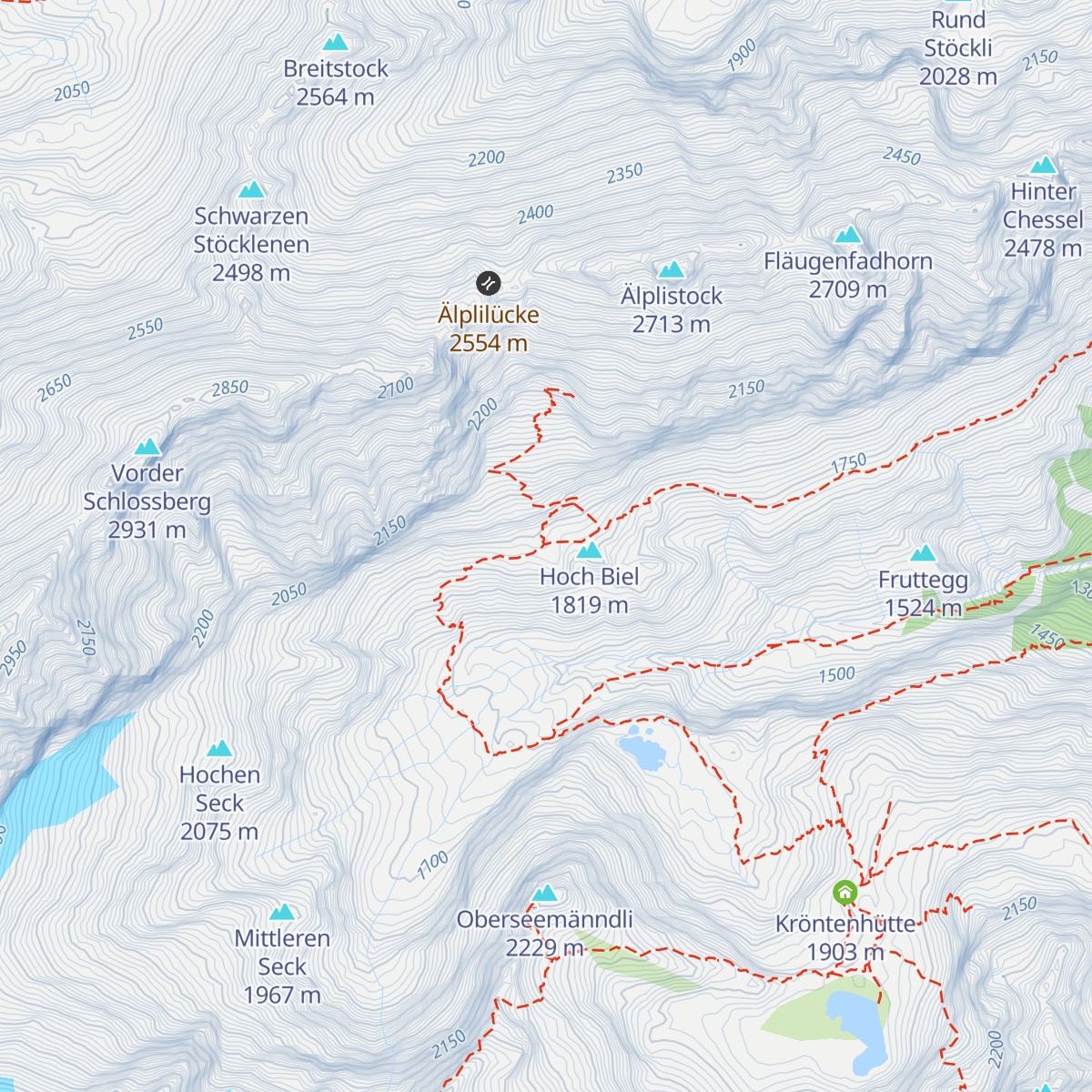 Hoch Biel map