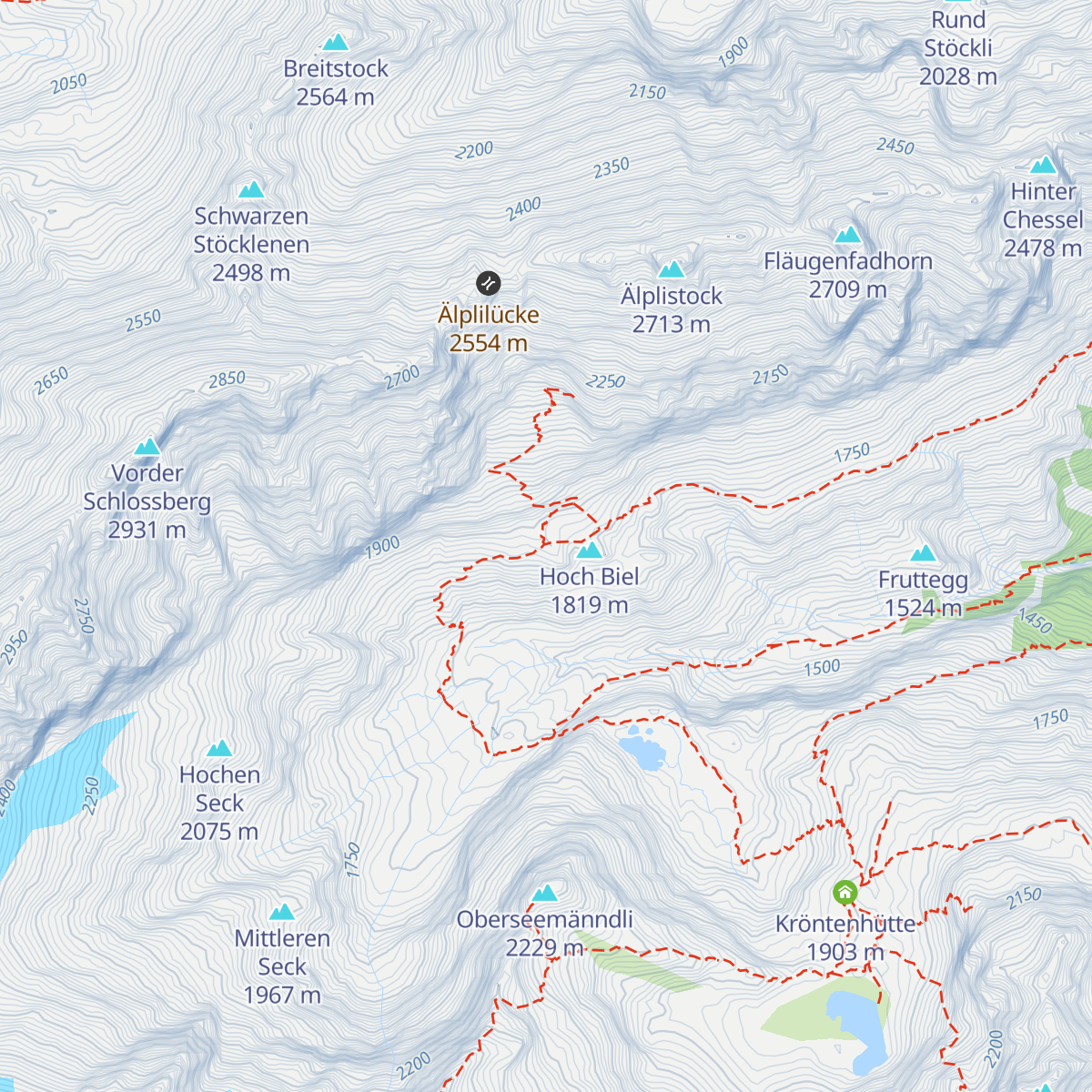 Hoch Biel map