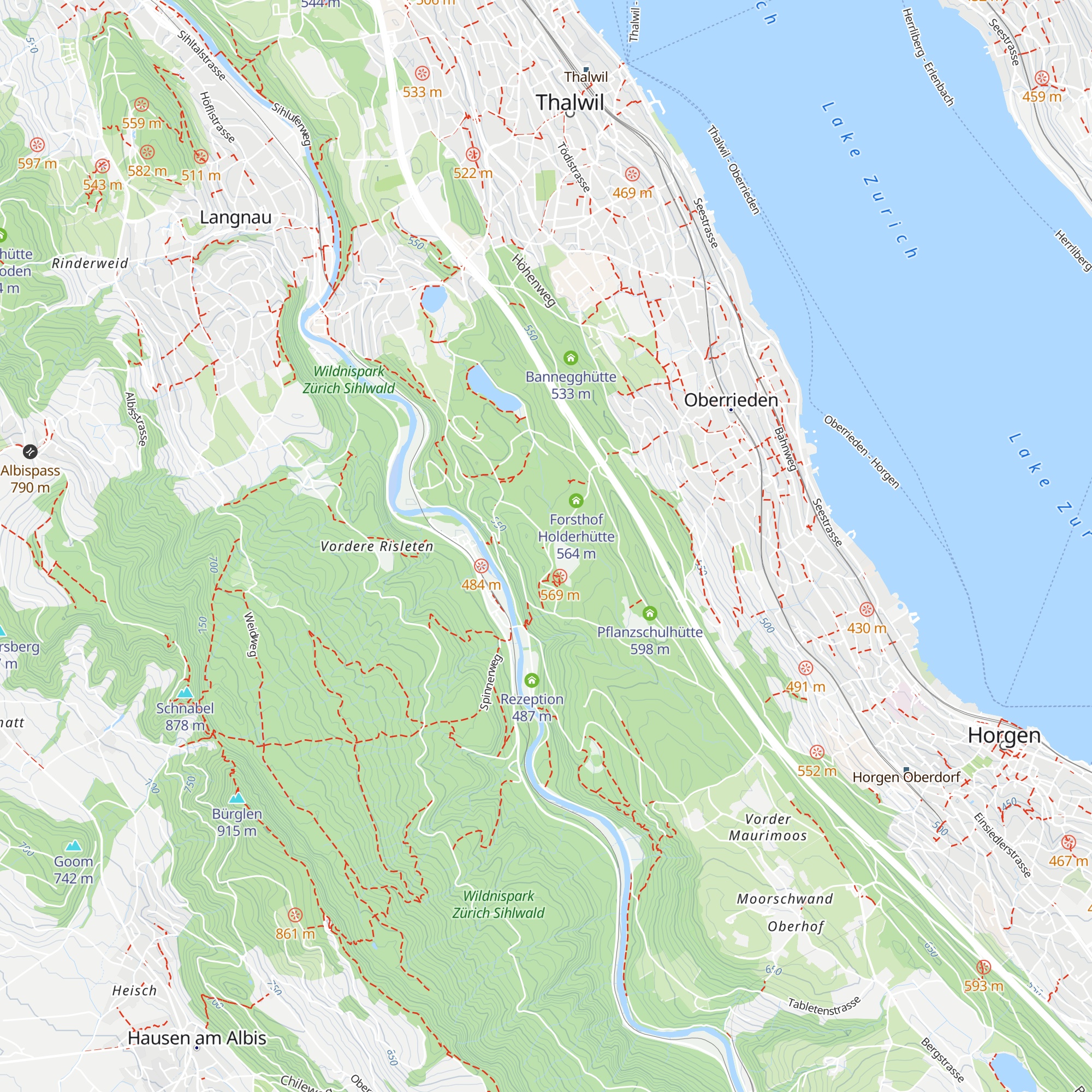 Wydebodenhütte map