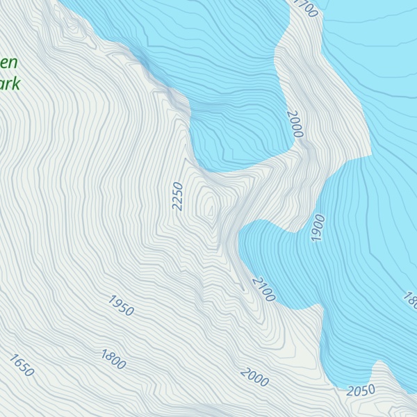 Map of Knutsholstinden